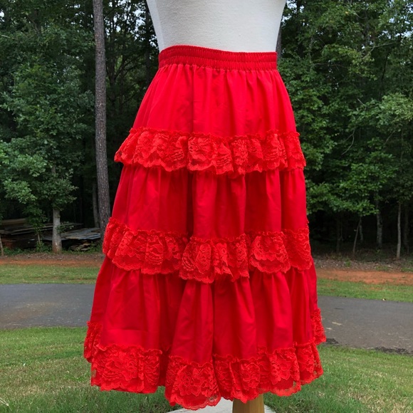 vintage Dresses & Skirts - Vintage Square dancing skirt